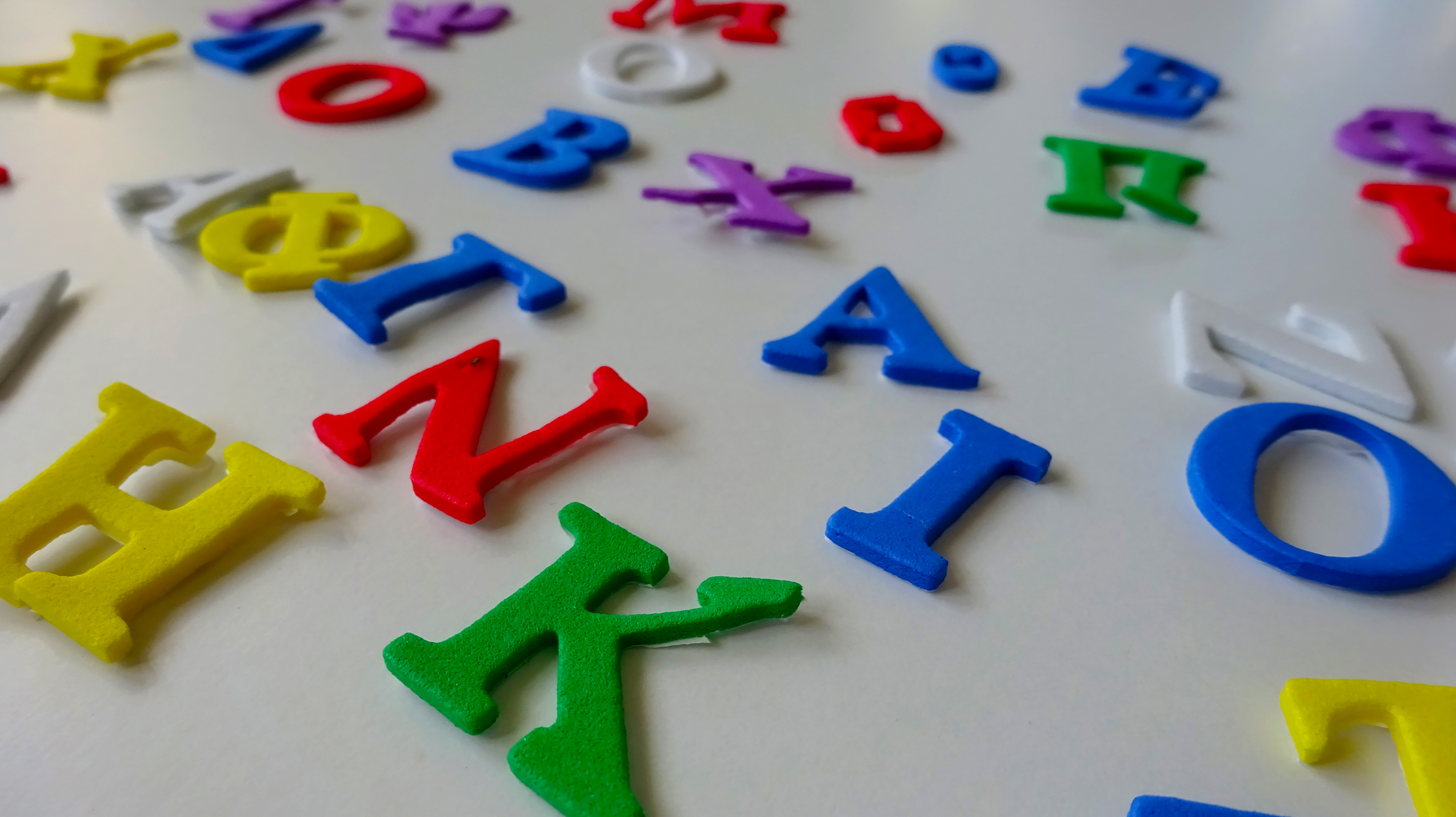 Greek letters magnet