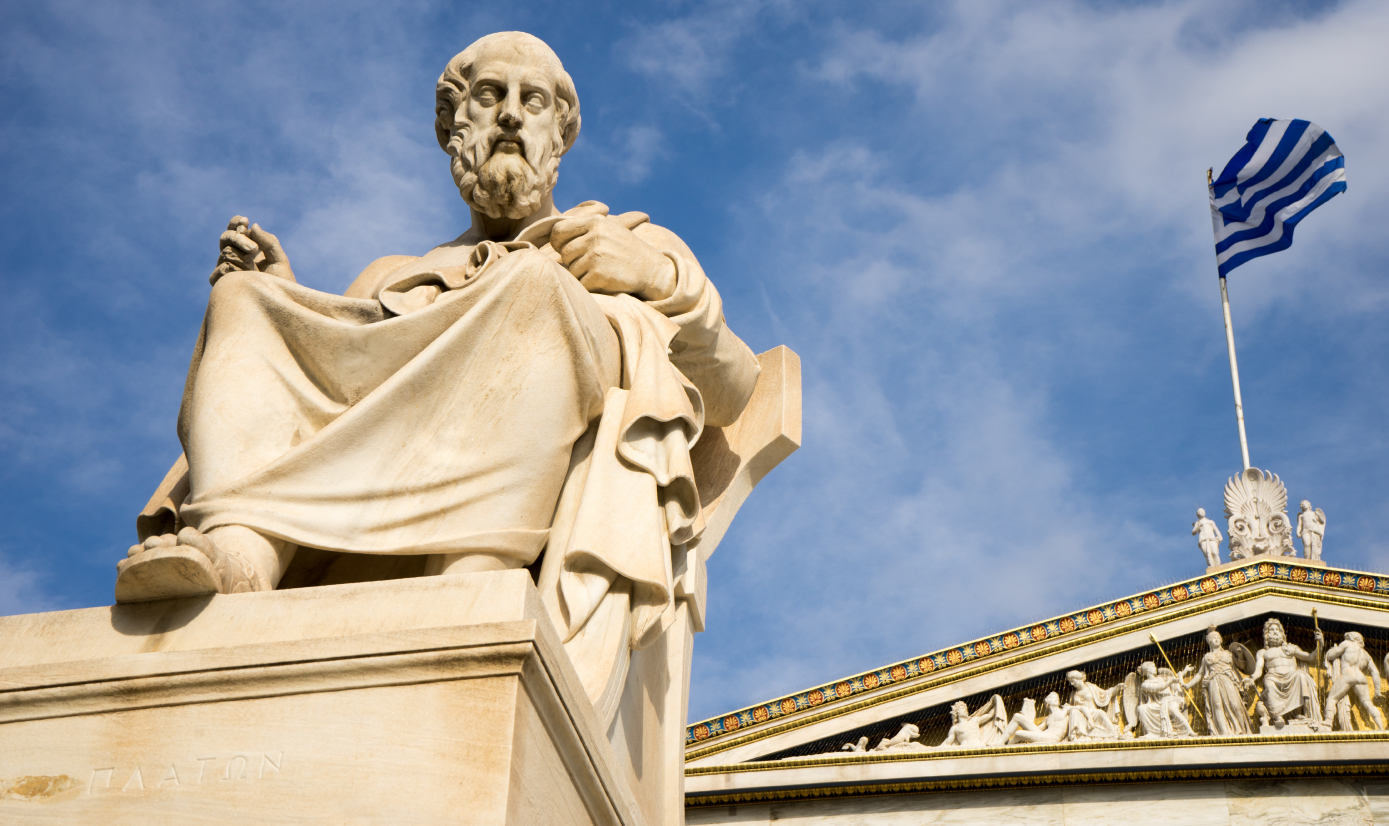 Plato's sculpture in Athens