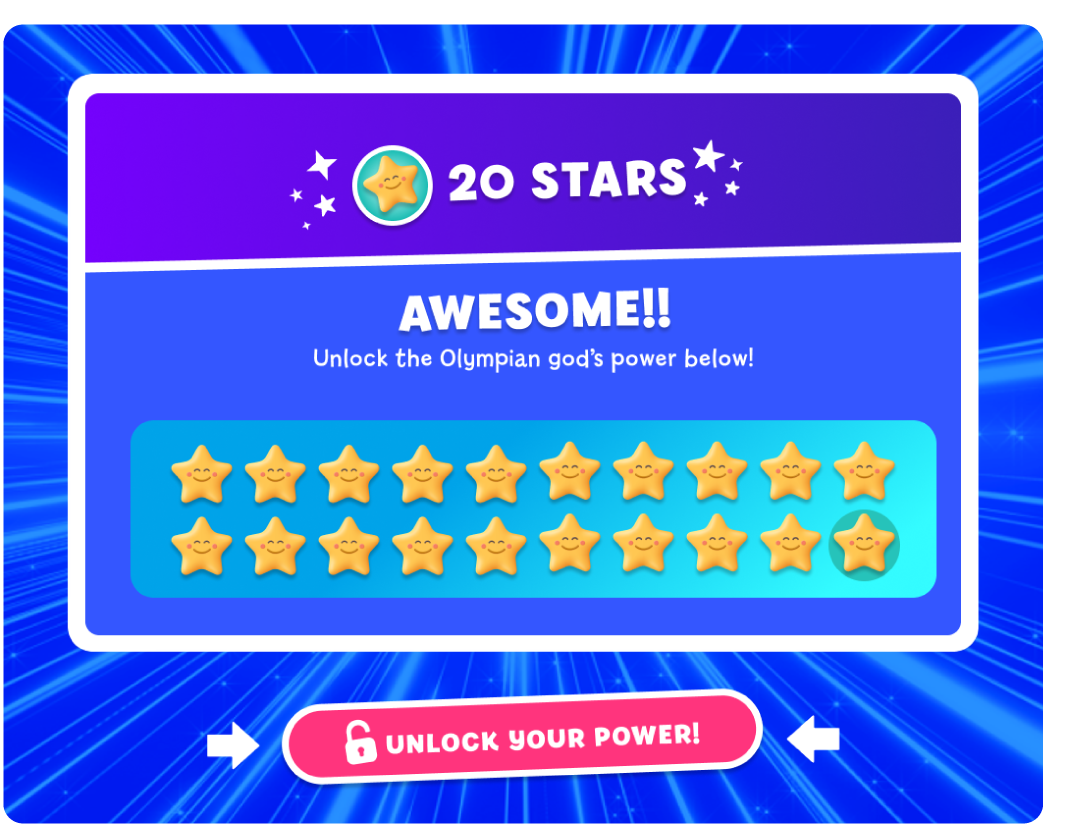 View of the Ellinopoula platform and its reward system for students